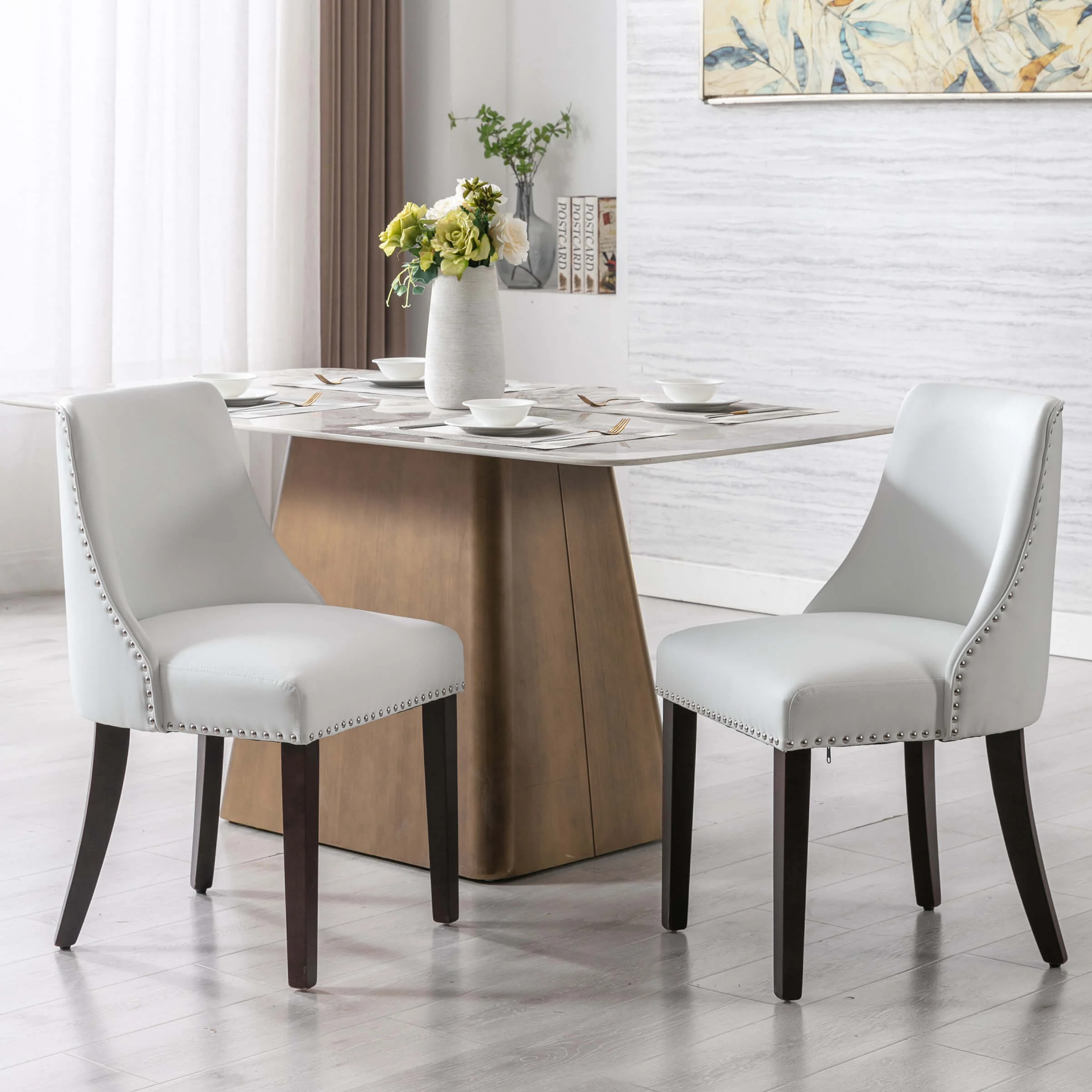 Mid Century Modern Dining Chairs Set of 2 - 6028 - Image 42