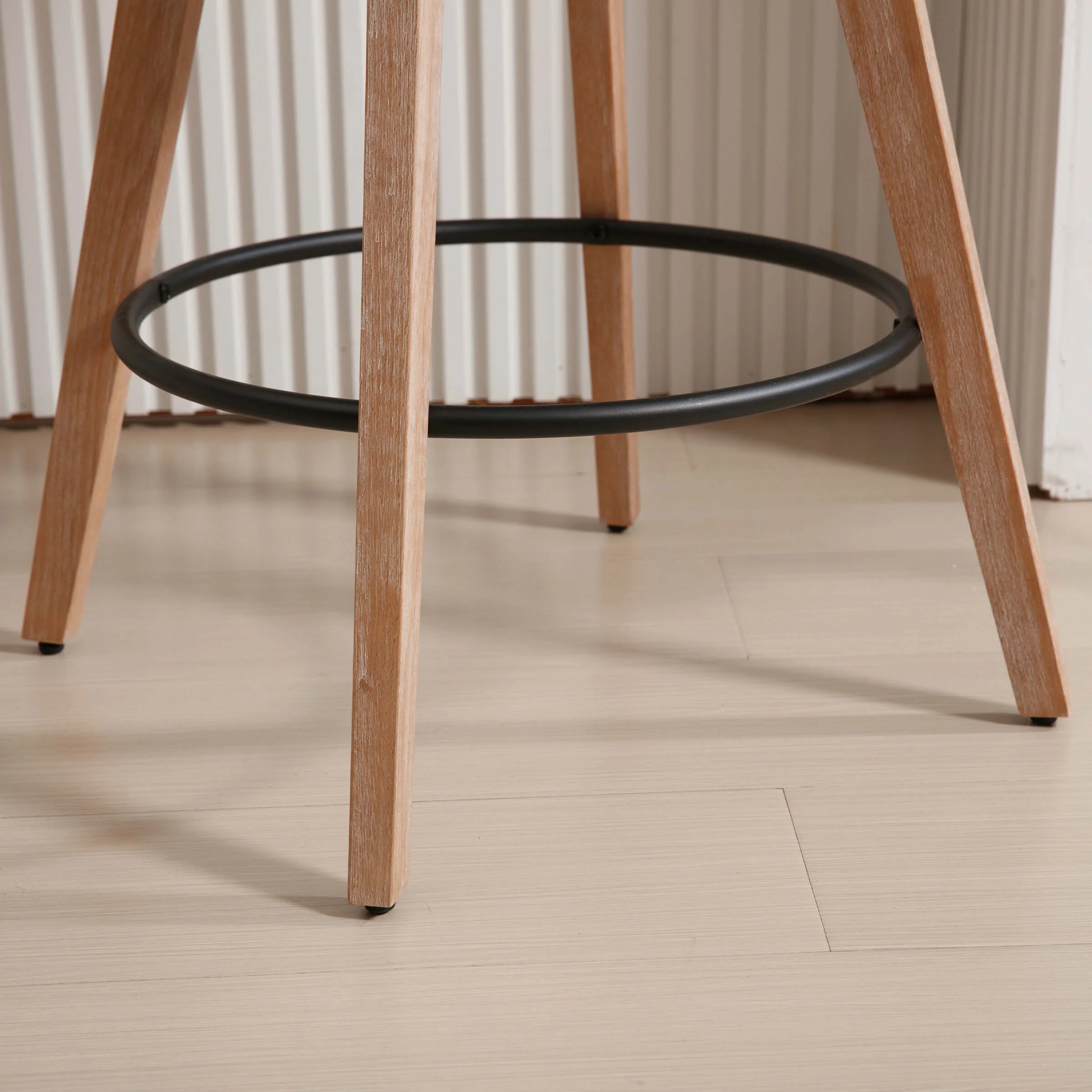 26"H Swivel Wooden Backrest Counter Height Counter Stool - 3193CS - Image 10