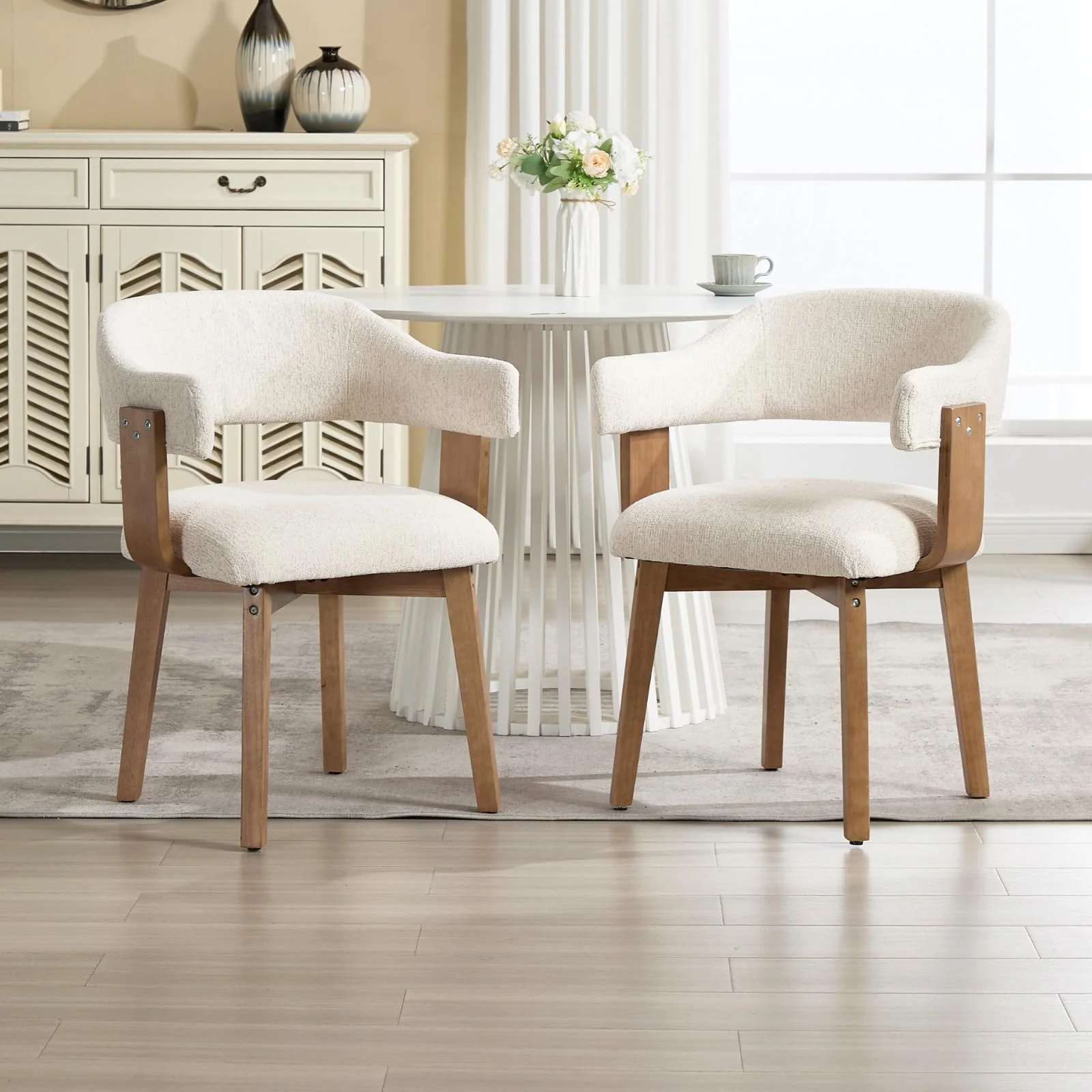 Barrel Dining Chairs Set of 2 - 10075DC