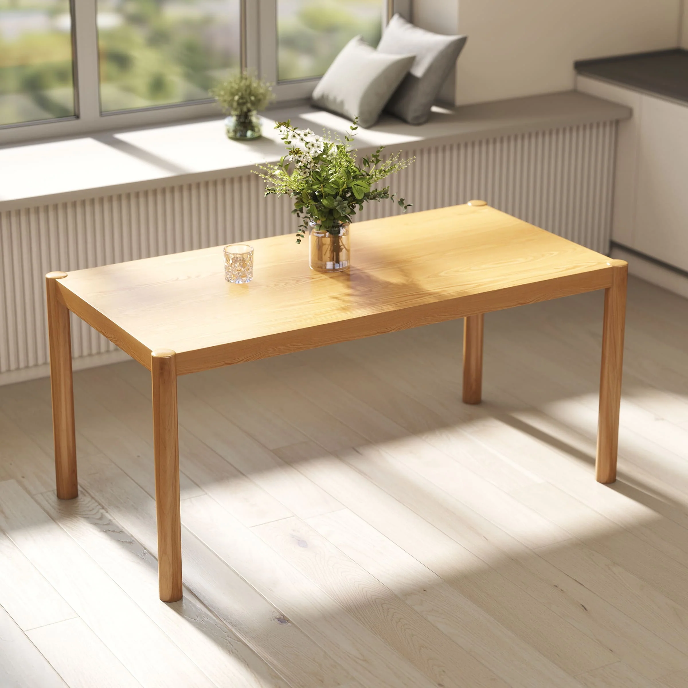 64.5"W Modern Rectangular Dining Table - 20440DT