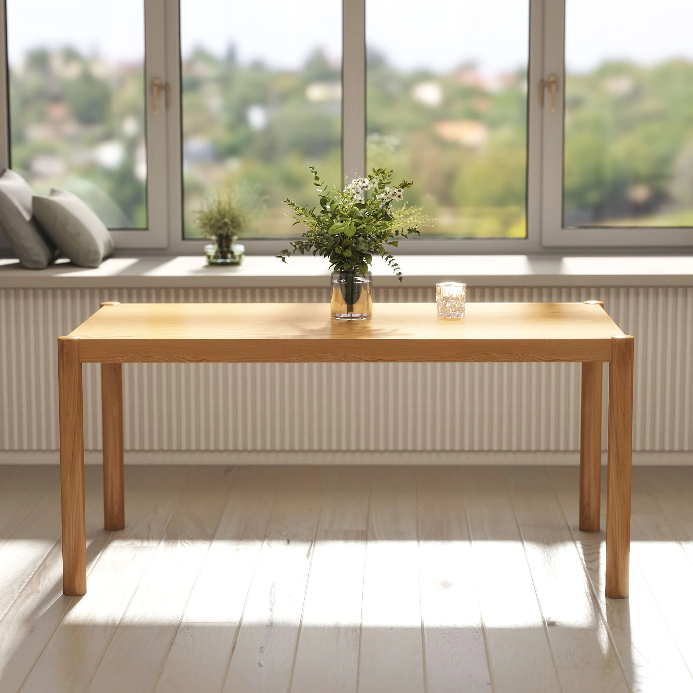64.5"W Modern Rectangular Dining Table - 20440DT - Image 2