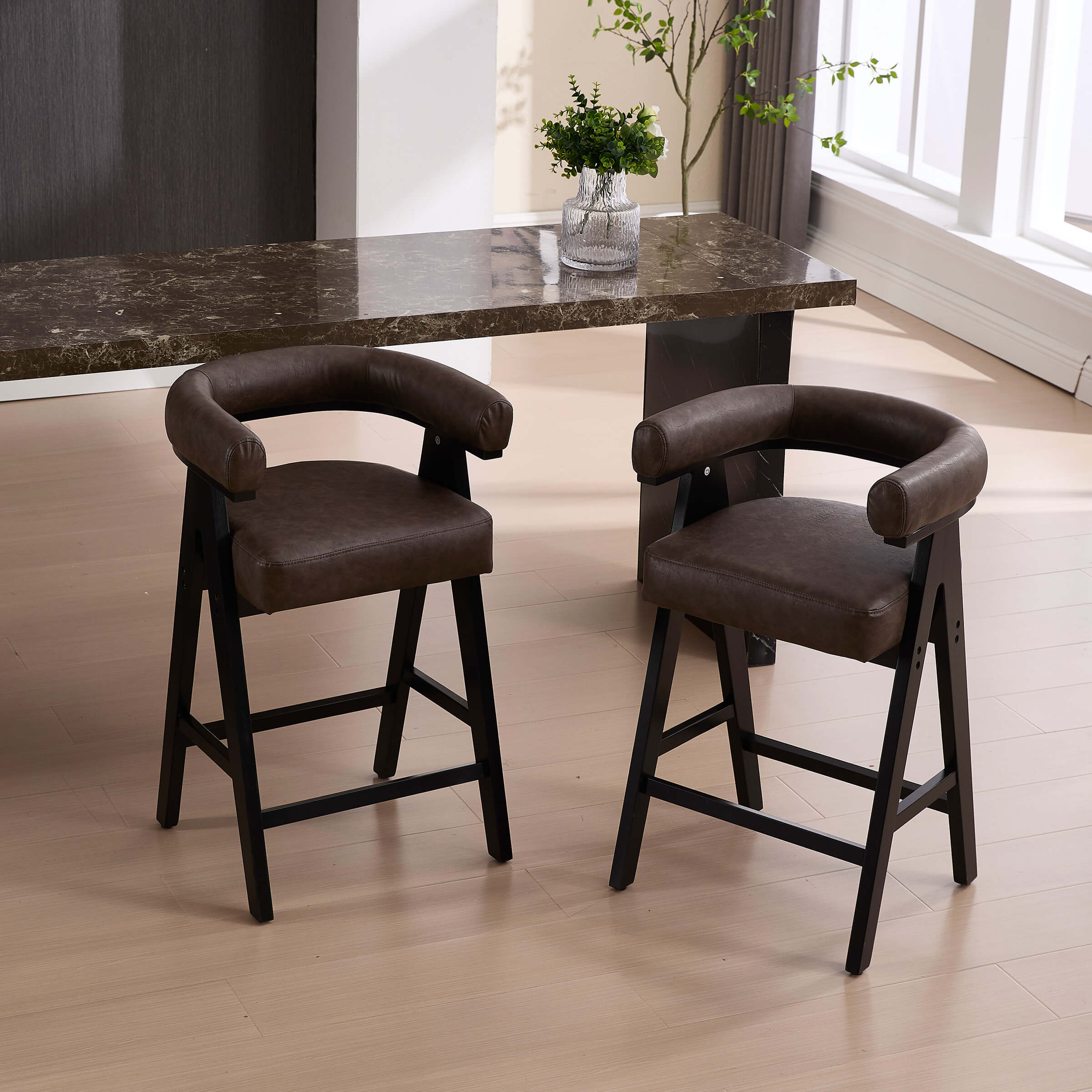 Farmhouse Bar Stools Set of 2-63241CS