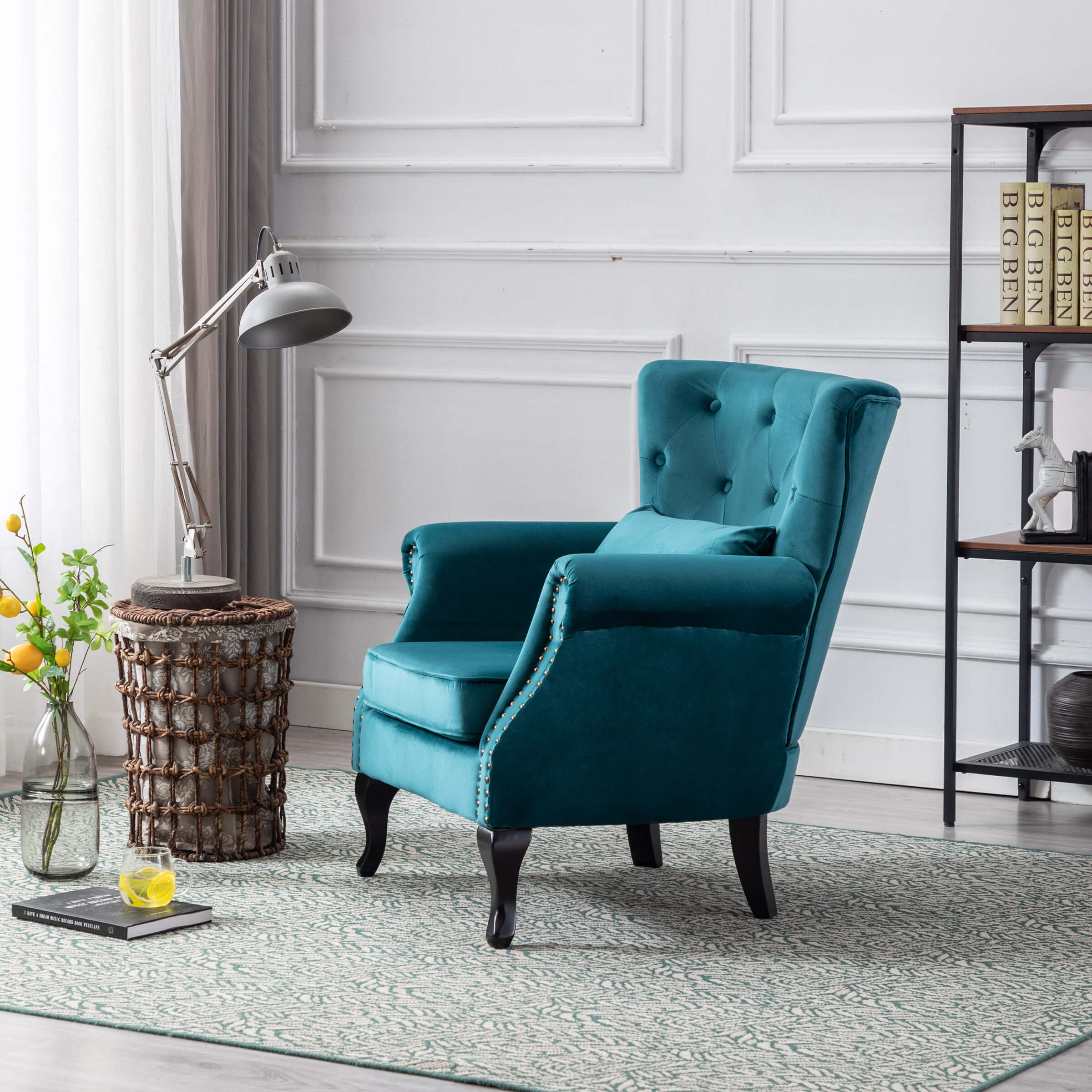 Wingback Tufted Accent Chair - XXX1AC - Image 54