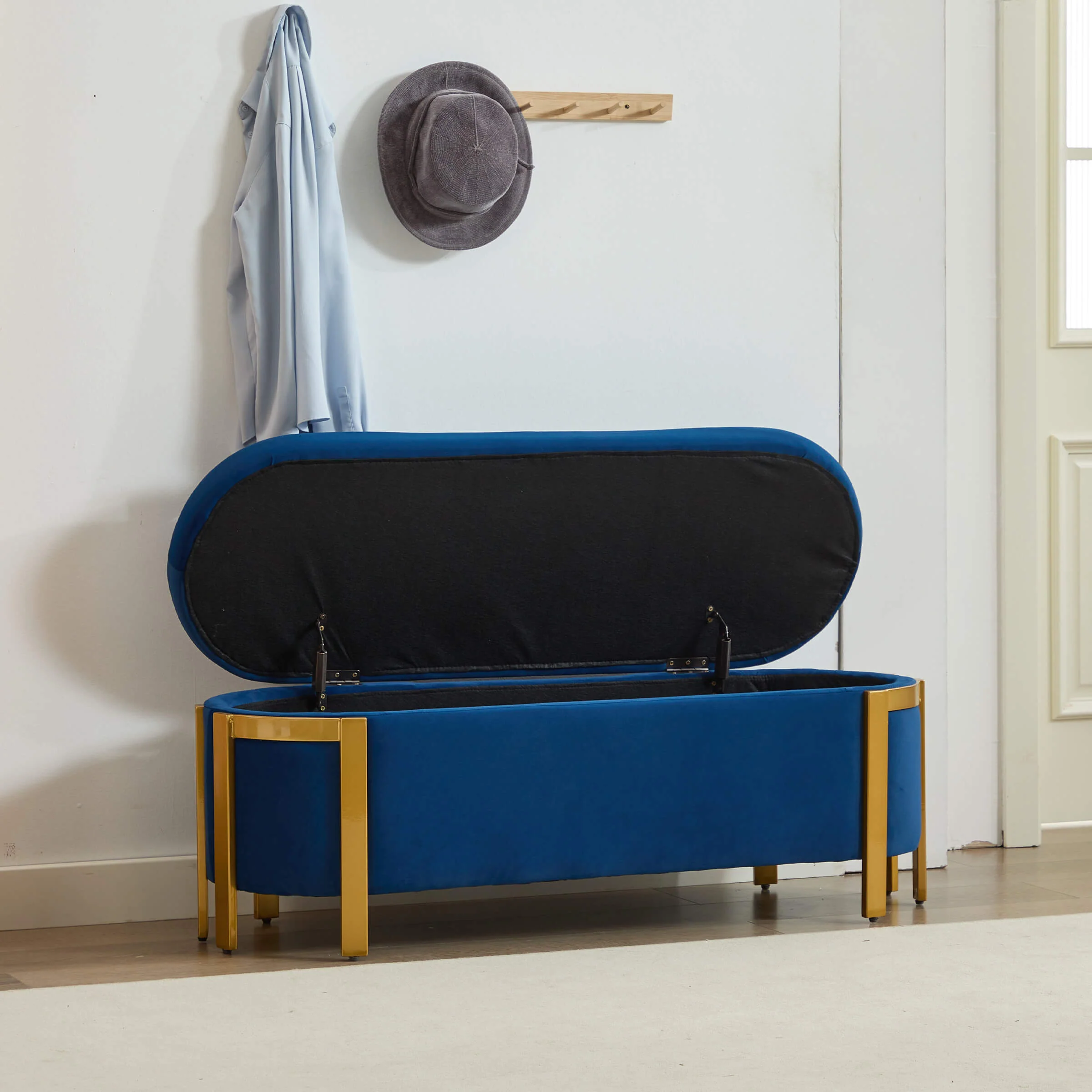 48āW Storage Bench Ottoman End of Bed - 5001BH - Image 3